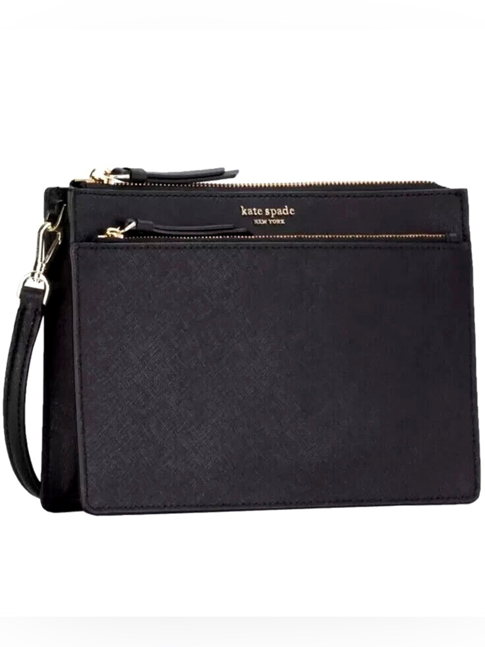 NWOT! Kate Spade Cameron Crossbody Black with Gold Accents